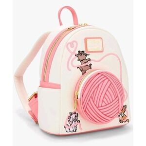 NEW Loungefly Disney‎ The Aristocats Marie & Kittens With Yarn Ball Backpack